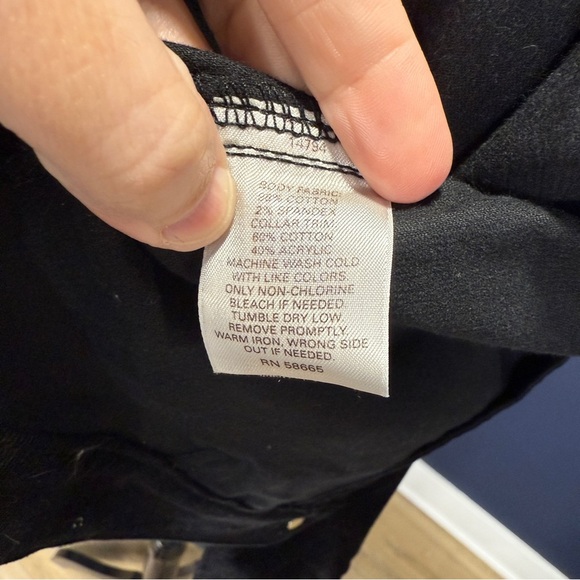 NWT Halogen Corduroy Jacket with Sweater Collar, Black, Size Small - Picture 7 of 8